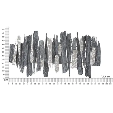 PANEL ZE STALI WZOROWY 122,6X6,4X62,9 cm